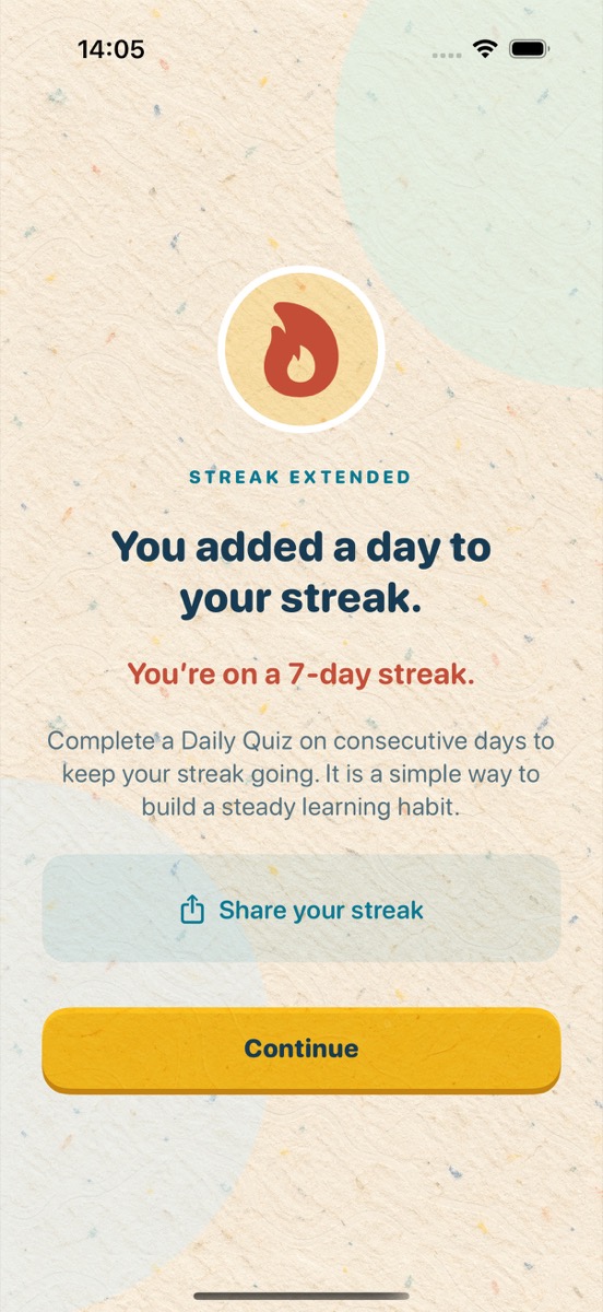 7-day streak