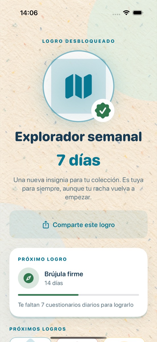 Logro desbloqueado