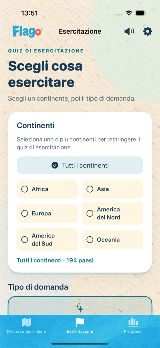 Scegli il tuo percorso.